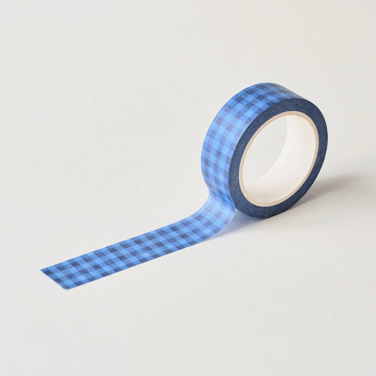Dark Blue Check Washi Tape
