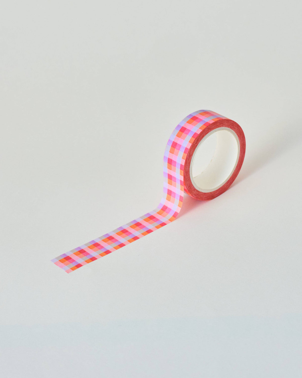 Colourful Pink Gingham Washi Tape