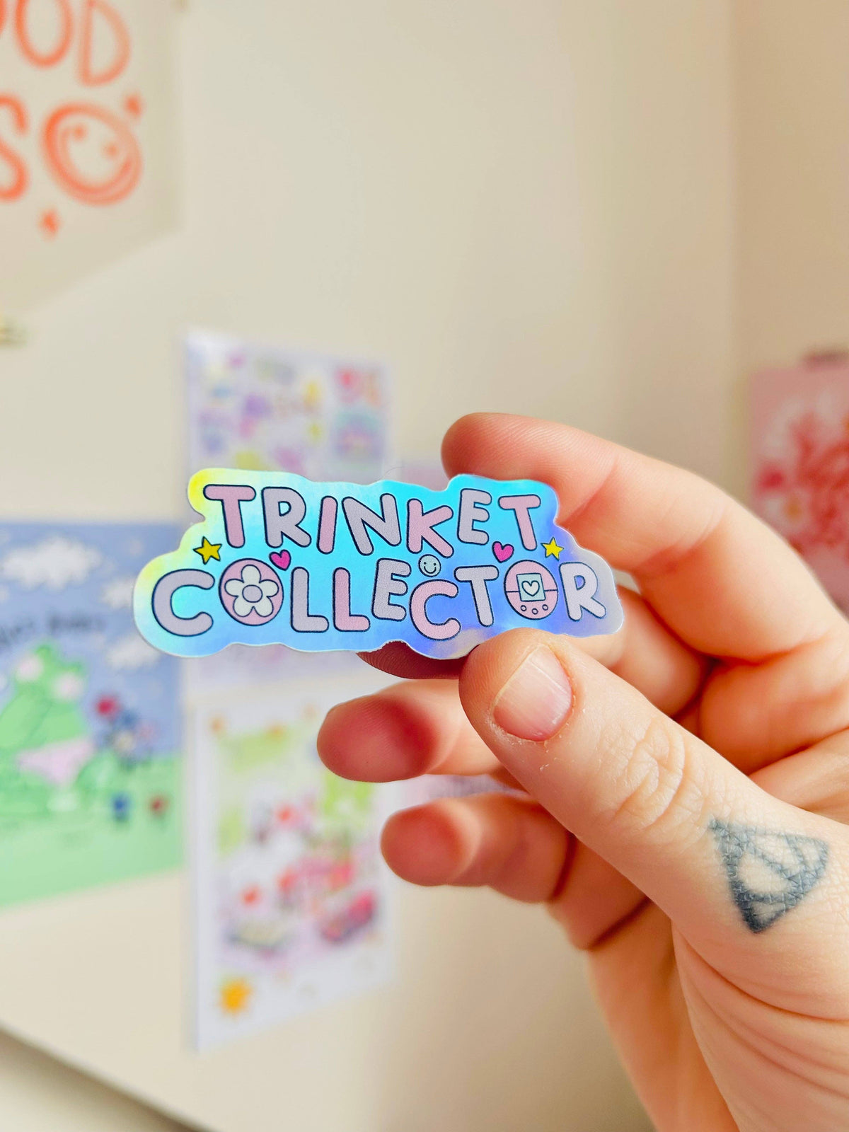 Trinket Collector - Holographic Sticker