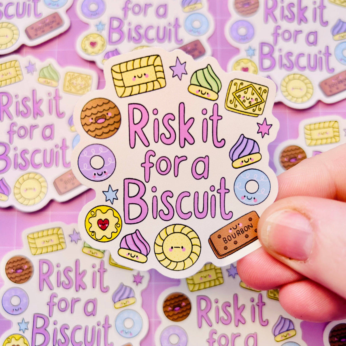 Risk It For A Biscuit - Vinyl Sticker