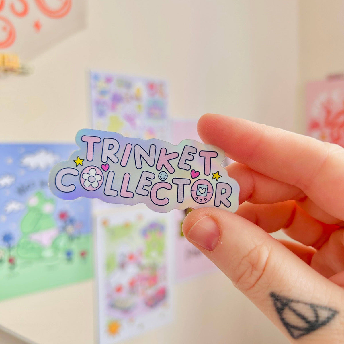 Trinket Collector - Holographic Sticker