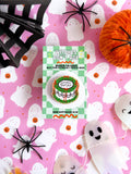 Witches Don't Age Wooden Pin | Halloween Quote Pin Badge