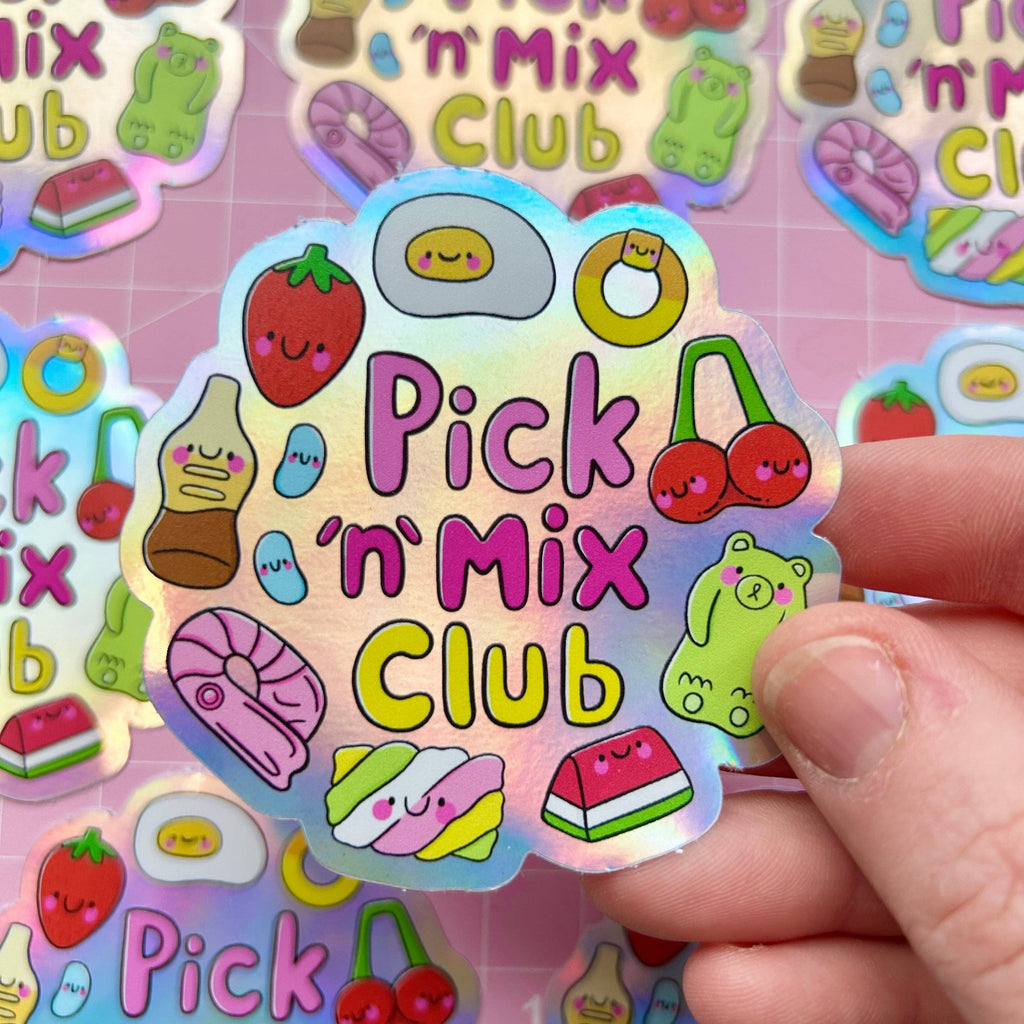 Pick 'n' Mix Club Holographic Sticker