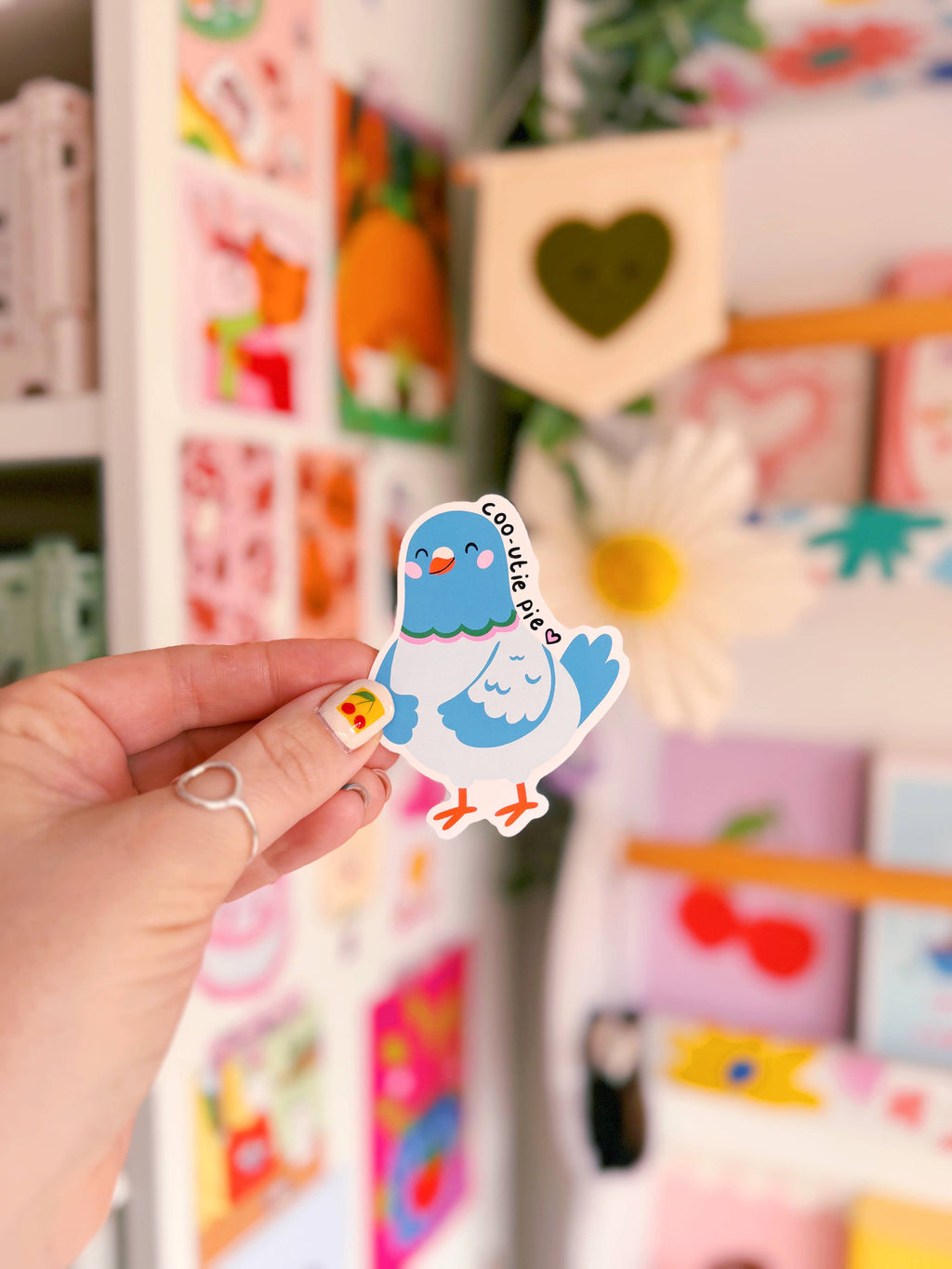 Pigeon Sticker | Waterproof Vinyl Sticker