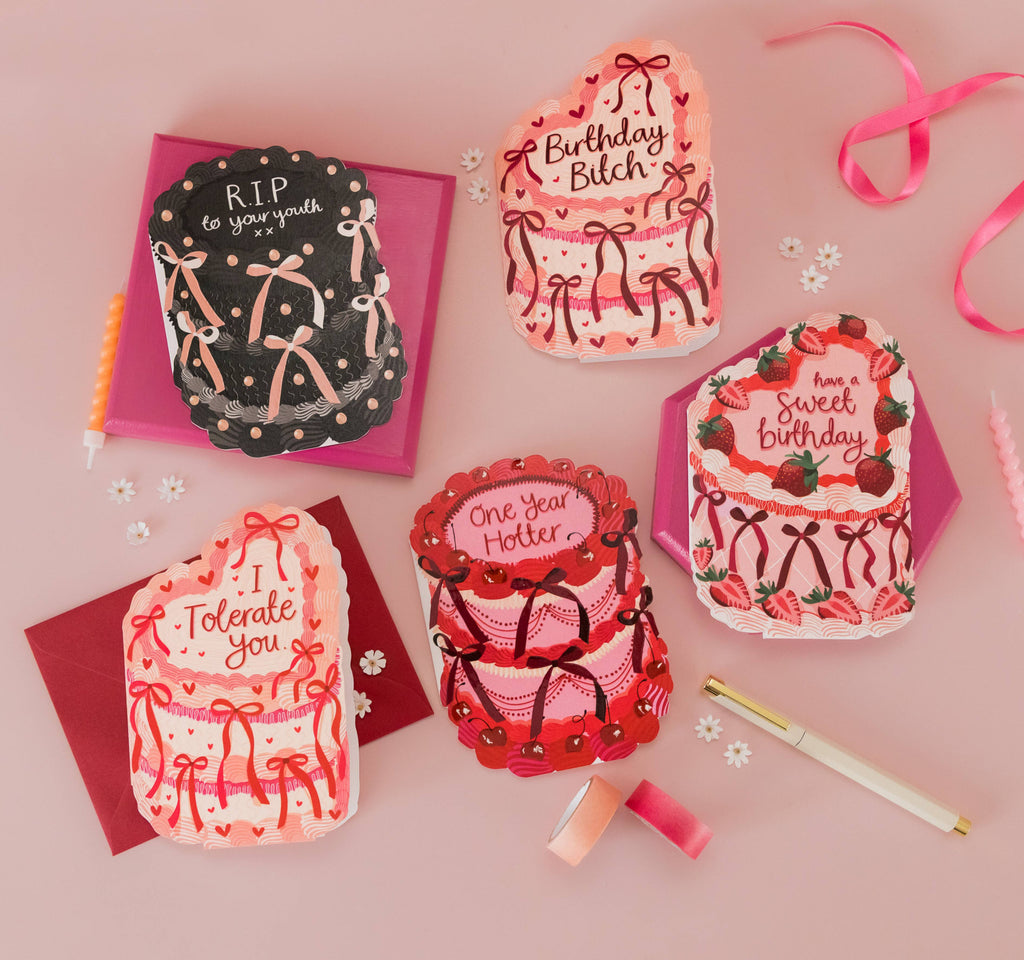 RIP to your youth - Birthday Cake Shaped Greeting Card