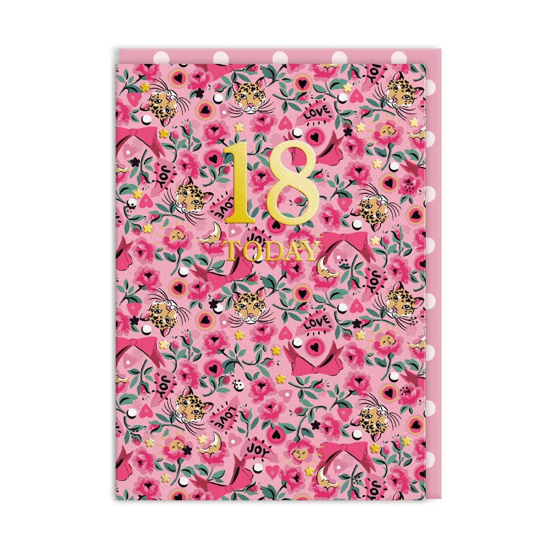 Cath Kidston 18 Today Birthday Card