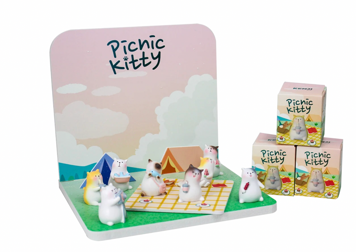Tomi Picnic Kitty Figurine