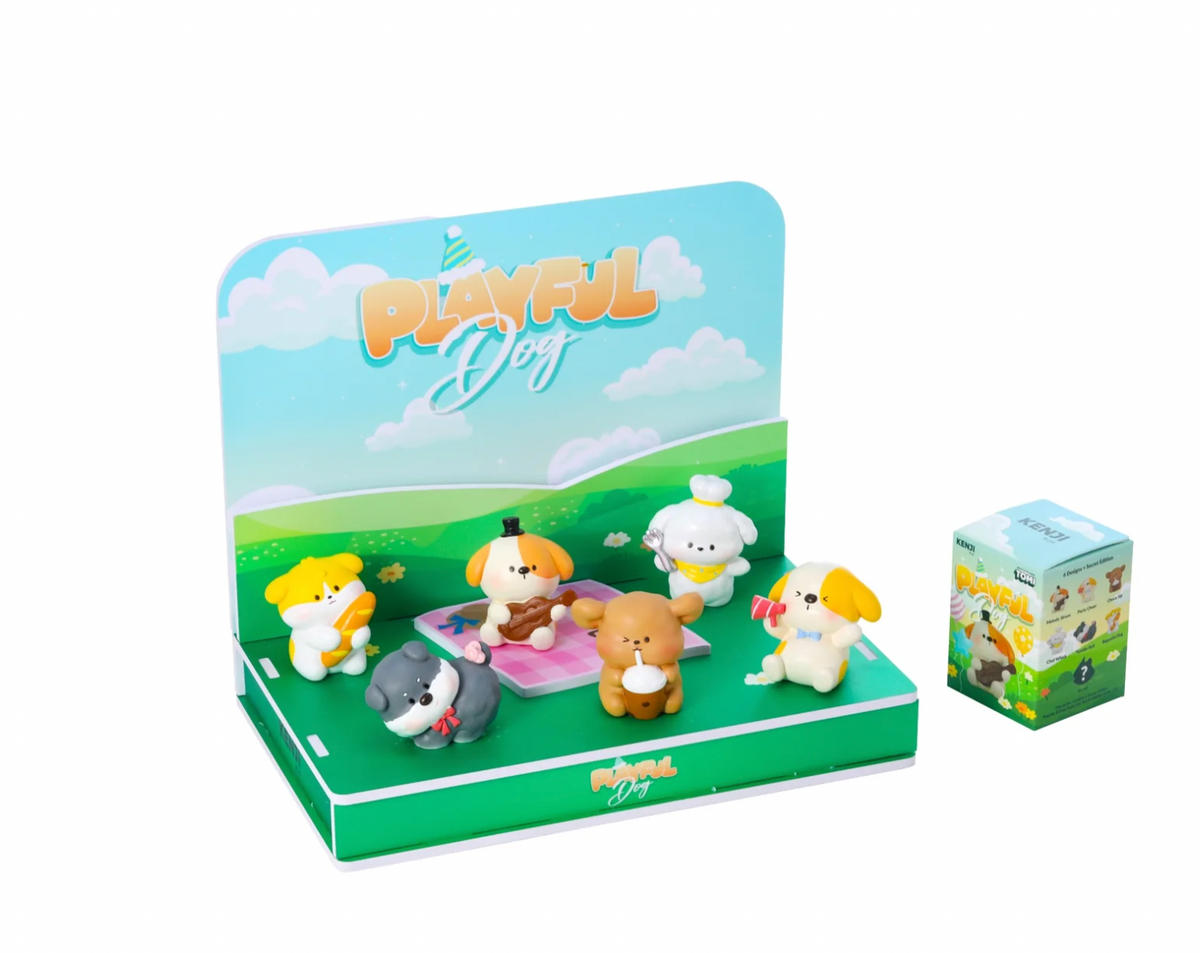 Tomi Playful Dog Lg figurine