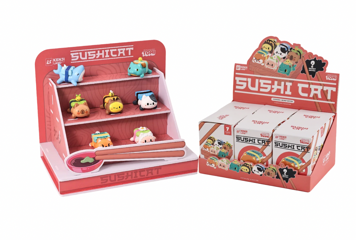 Tomi Sushi Cat Lg Figurine