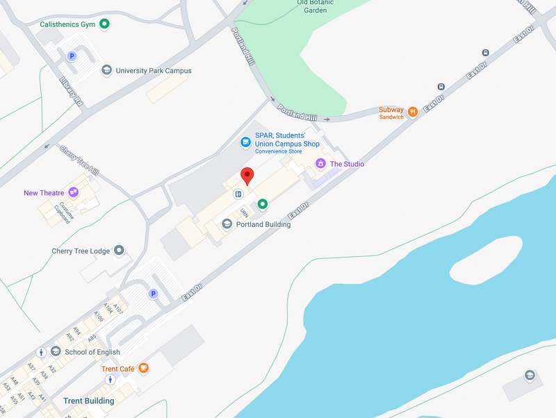 Map showing store location