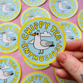 Chippy Tea Enthusiast Vinyl Sticker