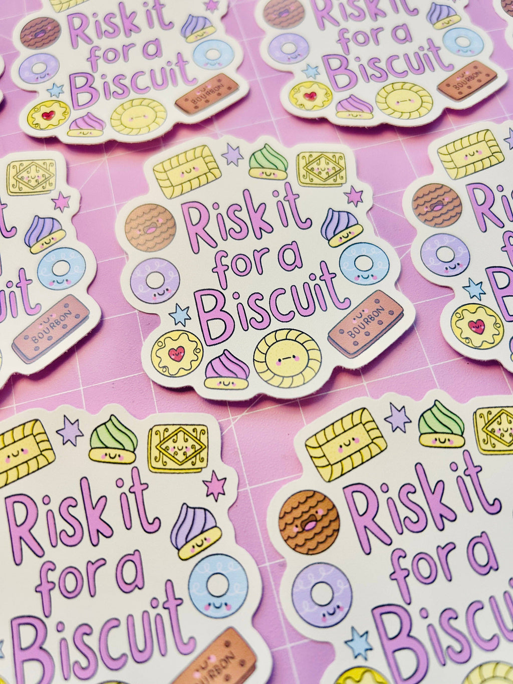 Risk It For A Biscuit - Vinyl Sticker
