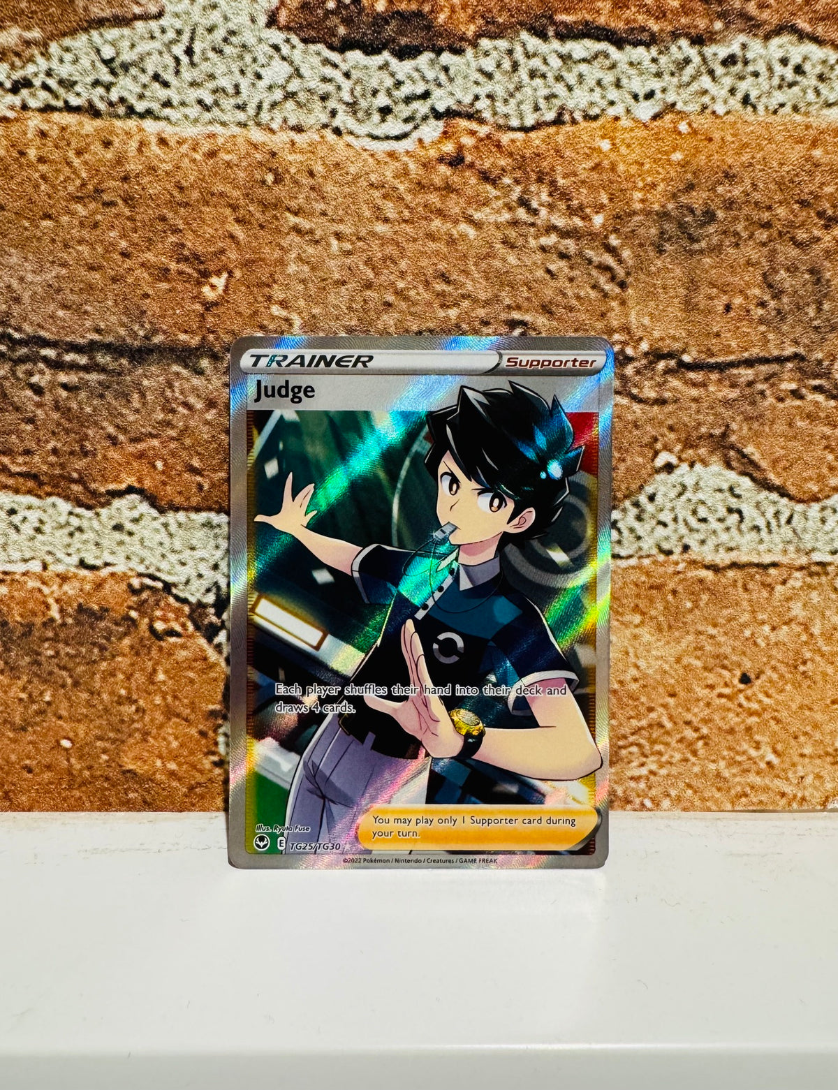 Pokemon Card Judge Full Art Trainer TG25/TG30  English card