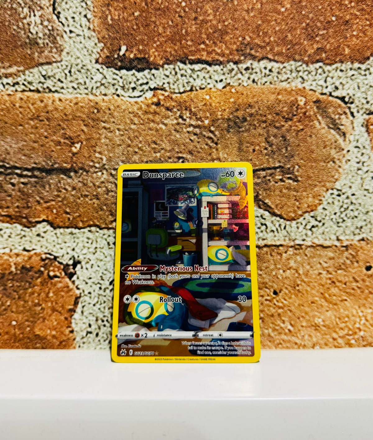 Pokemon Dunsparce full art GG23/GG70 Near Mint